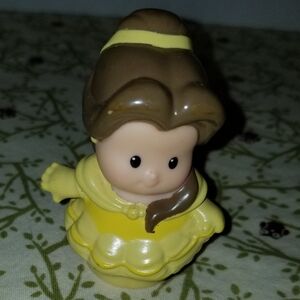 Little People Disney Princess Belle Beauty Beast Yellow Ball Gown Figure